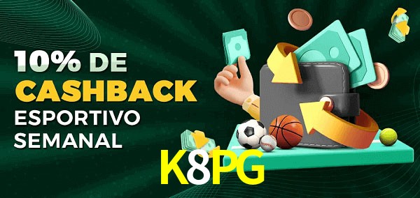 10% de bônus de cashback na K8PG